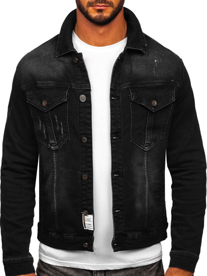 Men's Denim Jacket Black Bolf MJ514N