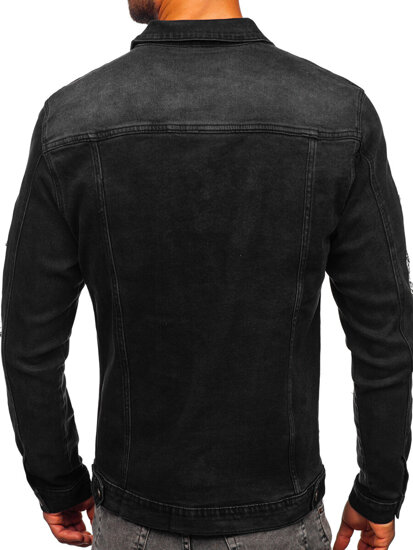 Men's Denim Jacket Black Bolf MJ523N