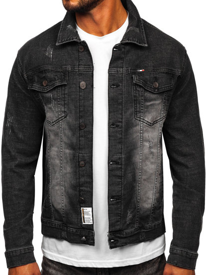 Men's Denim Jacket Black Bolf MJ525N