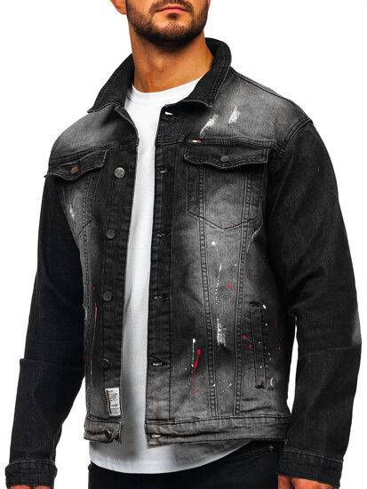 Men’s Denim Jacket Black Bolf MJ542N