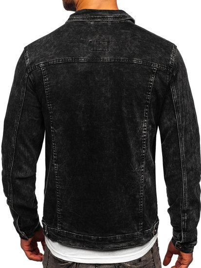 Men's Denim Jacket Black Bolf RC31160W1