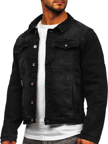 Men's Denim Jacket Black Bolf RC61079S0