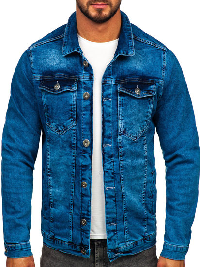 Men's Denim Jacket Blue Bolf 701