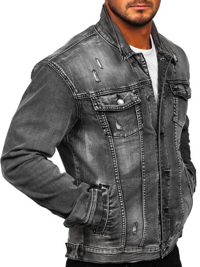 Men's Denim Jacket Grey Bolf MJ500G