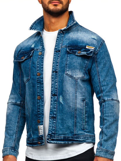 Men’s Denim Jacket Navy Blue Bolf MJ529BS