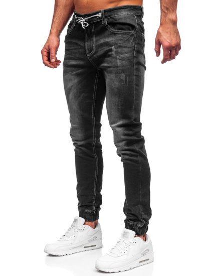 Men's Denim Joggers Black Bolf 30051S0