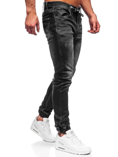 Men's Denim Joggers Black Bolf 30051S0