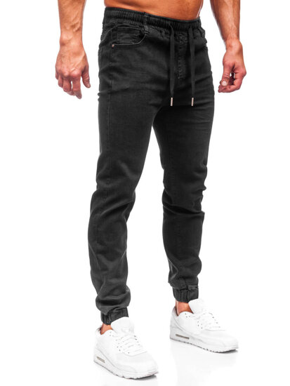 Men's Denim Joggers Black Bolf 8111