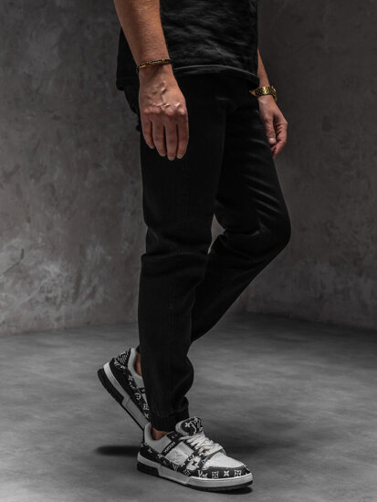 Men's Denim Joggers Black Bolf 8160A1