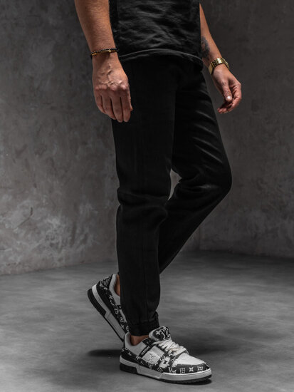 Men's Denim Joggers Black Bolf 8161A1