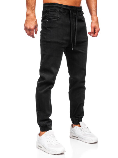 Men's Denim Joggers Black Bolf 8162