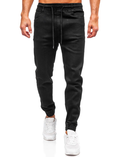 Men's Denim Joggers Black Bolf 8162