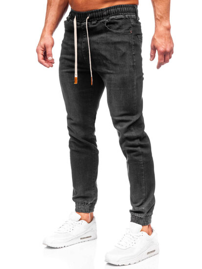 Men's Denim Joggers Black Bolf 9070