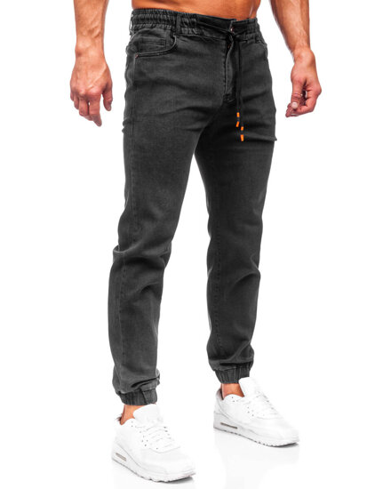 Men's Denim Joggers Black Bolf 9101