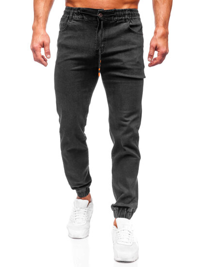 Men's Denim Joggers Black Bolf 9101