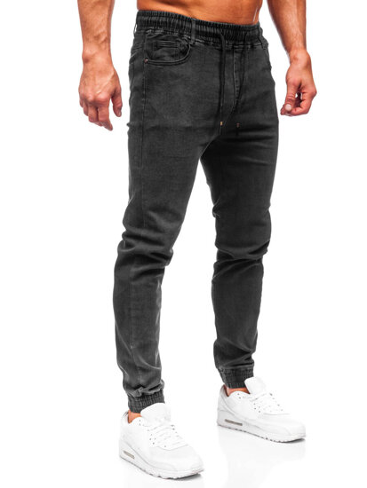 Men's Denim Joggers Black Bolf 9102