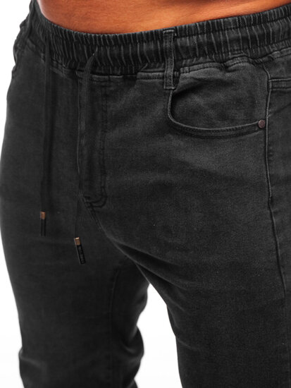 Men's Denim Joggers Black Bolf 9102