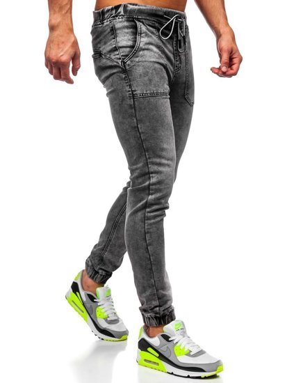 Men's Denim Joggers Black Bolf KA1860