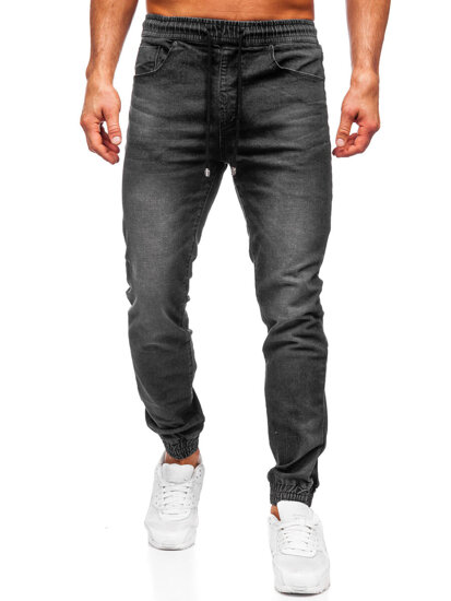 Men's Denim Joggers Black Bolf MP0275N