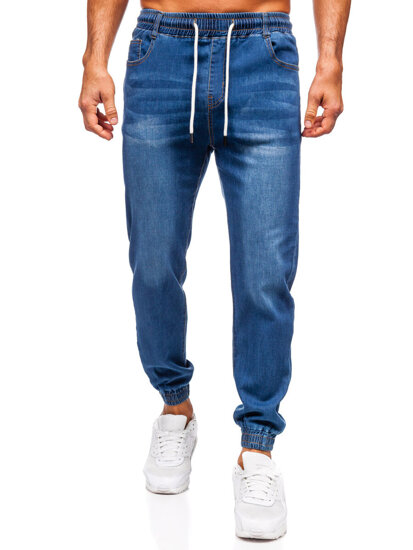 Men's Denim Joggers Blue Bolf 8155