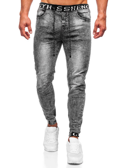 Men's Denim Joggers Graphite Bolf KA1131-6