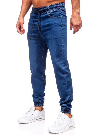 Men's Denim Joggers Navy Blue Bolf 8106