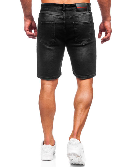 Men's Denim Shorts Black Bolf 0490