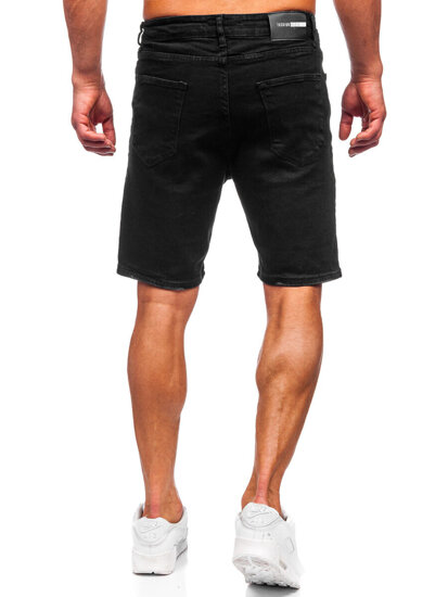 Men's Denim Shorts Black Bolf 0621