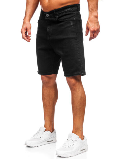 Men's Denim Shorts Black Bolf 0622