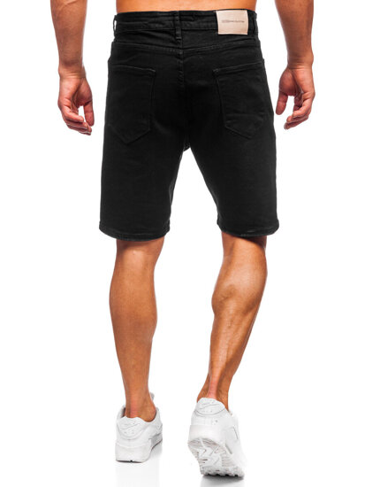 Men's Denim Shorts Black Bolf 0622