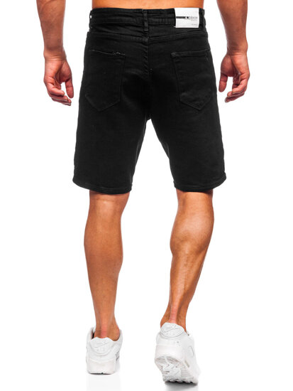 Men's Denim Shorts Black Bolf 0624