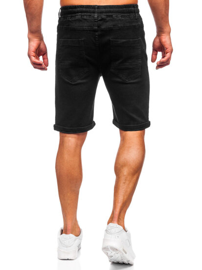 Men's Denim Shorts Black Bolf 8108