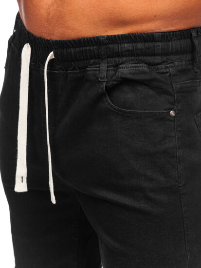 Men's Denim Shorts Black Bolf 8108