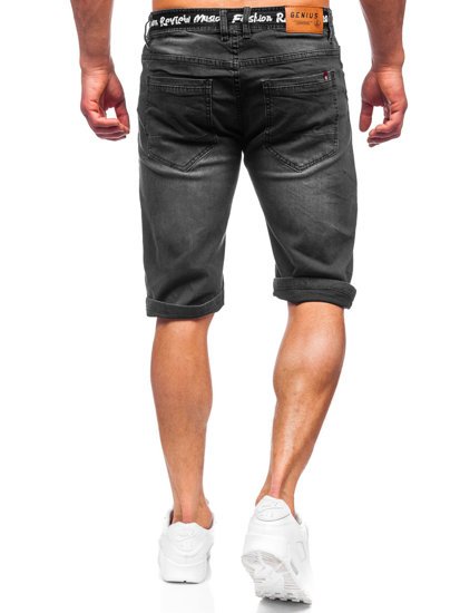 Men's Denim Shorts Black Bolf K15002-2