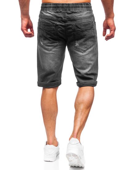 Men's Denim Shorts Black Bolf K15010-2