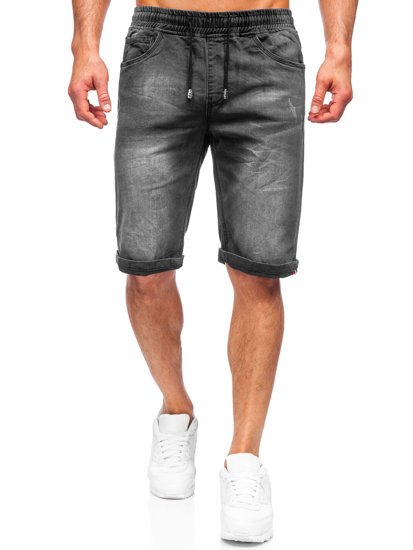 Men's Denim Shorts Black Bolf K15010-2