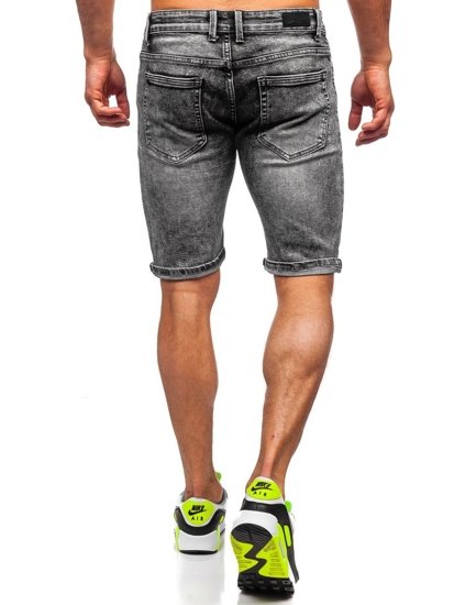 Men's Denim Shorts Black Bolf KG3753