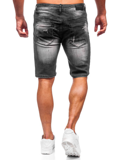 Men's Denim Shorts Black Bolf MP0037N