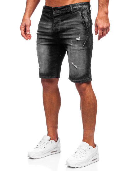 Men's Denim Shorts Black Bolf MP0042N