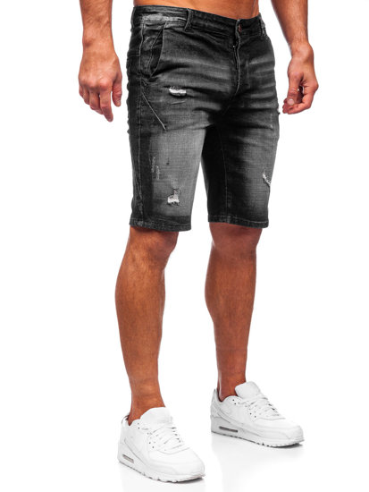 Men's Denim Shorts Black Bolf MP0042N