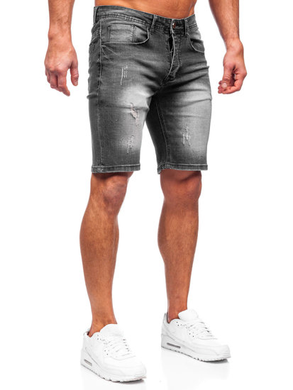 Men's Denim Shorts Black Bolf MP0044N