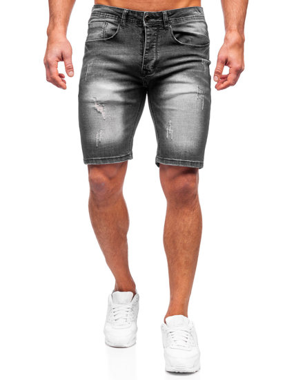 Men's Denim Shorts Black Bolf MP0044N