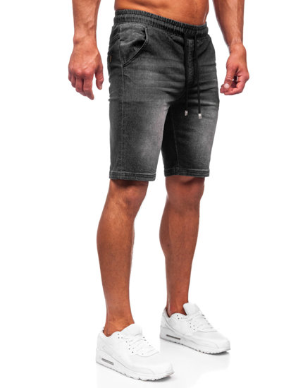 Men's Denim Shorts Black Bolf MP0276N