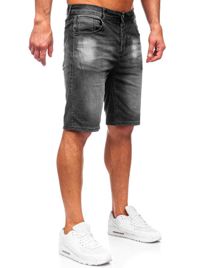 Men's Denim Shorts Black Bolf MP0277N