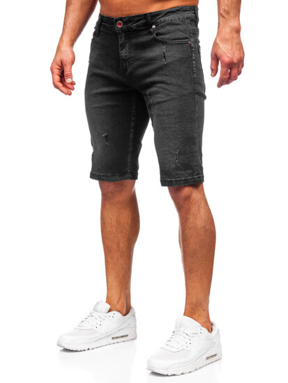 Men's Denim Shorts Black Bolf TF194