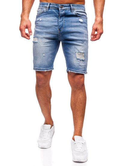 Men's Denim Shorts Blue Bolf 0367