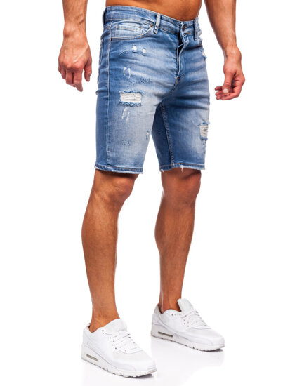 Men's Denim Shorts Blue Bolf 0367