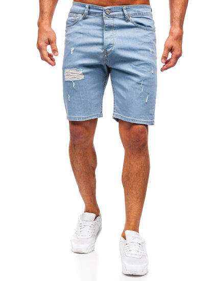 Men's Denim Shorts Blue Bolf 0426