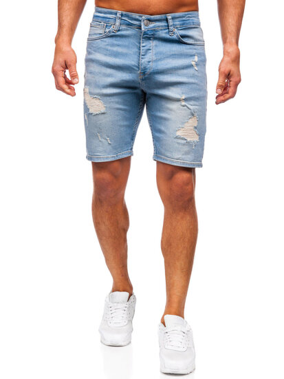 Men's Denim Shorts Blue Bolf 0464