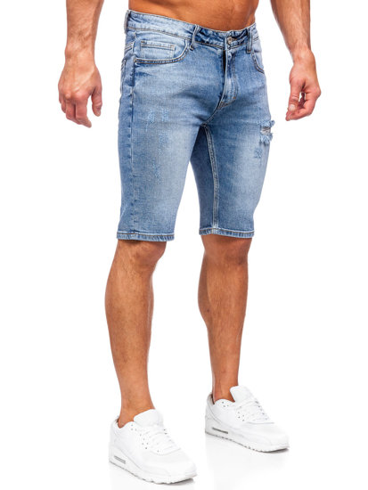 Men's Denim Shorts Blue Bolf KG3916